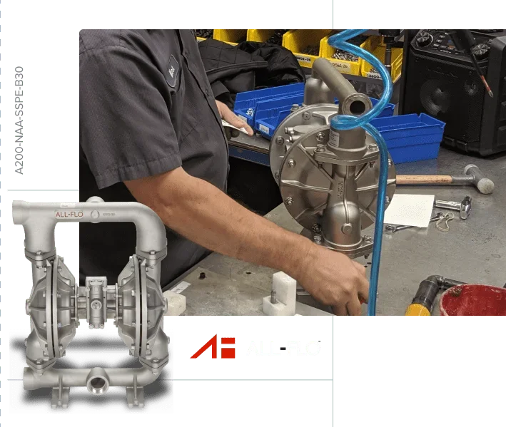All-Flo Pump in production
