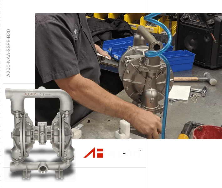 All-Flo Pump in production